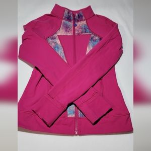 Ivivva By Lululemon Pink Define Style Jacket Size 14